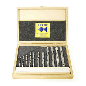 FISCH 11-dílná sada vrtáků spirálových 4-5-6-7-8-9-10-12-14-15-16 HSS
