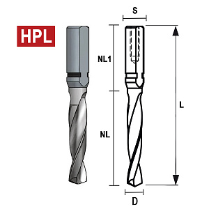 Metal World Vrták kolíkovací průchozí 3x70/22 st.10x40 HWM RH